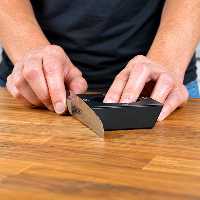 Attach blade to the block
