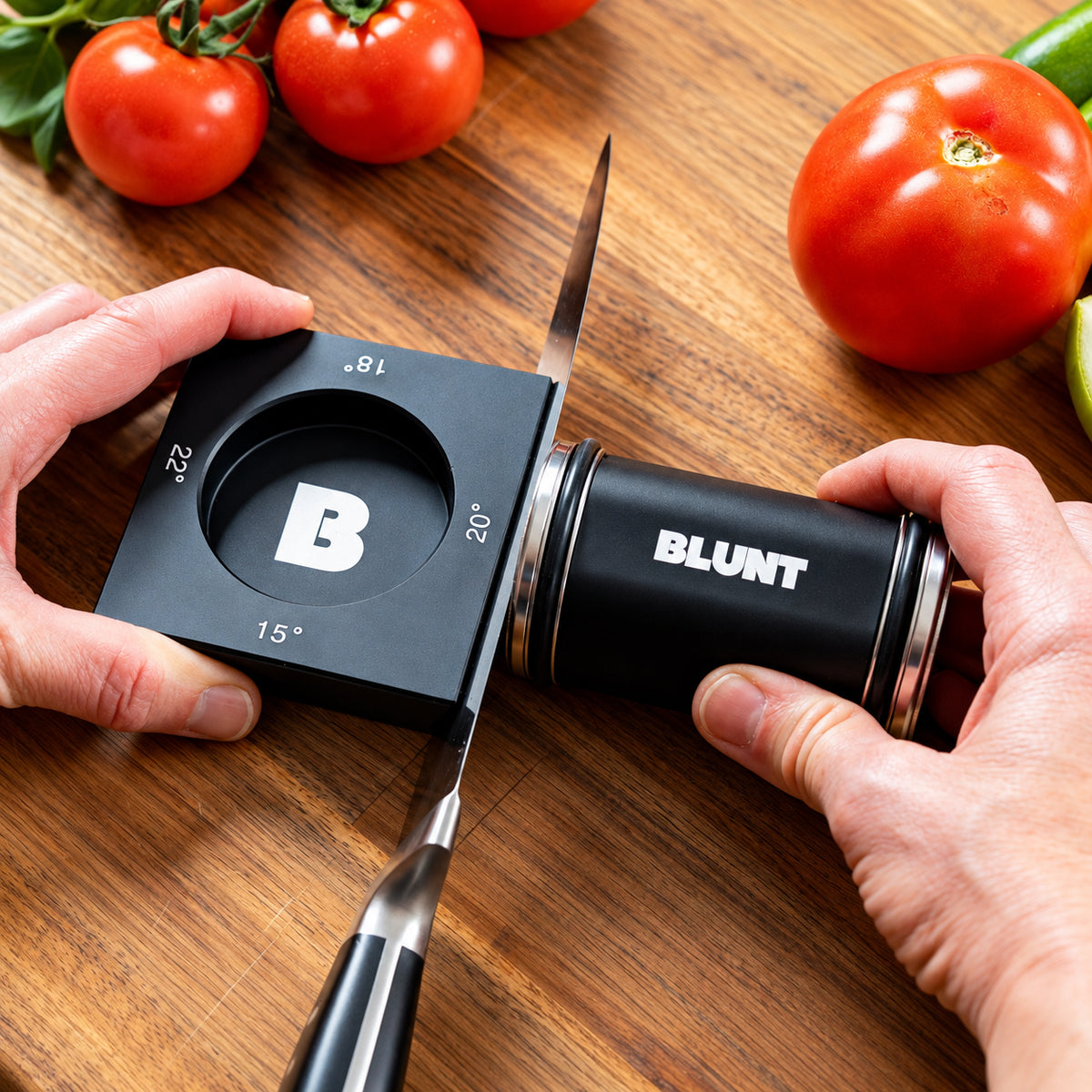Get razor sharp knives in minutes.